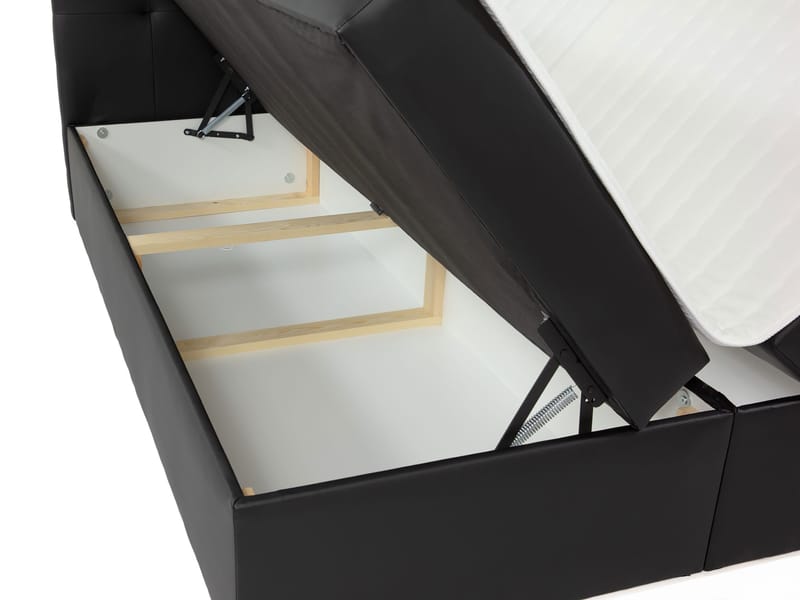Kleiv Kontinentalsäng med förvaring 140x200 cm - brun - Möbler - Säng - Kontinentalsäng