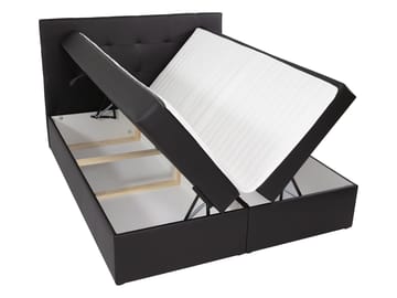 Kleiv Kontinentalsäng med förvaring 160x200 cm - brun - Möbler - Säng - Kontinentalsäng