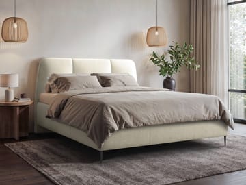 Klyra Sängram med förvaring 140x200 cm - beige - Möbler - Säng - Sängram & sängstomme