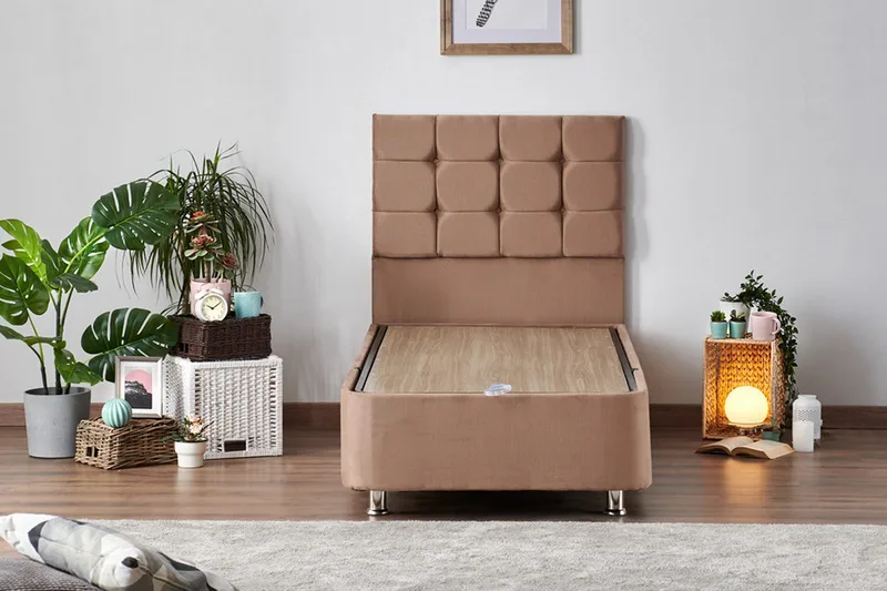 Adilen Kontinentalsäng 80x180 cm - Ljusbrun - Möbler - Säng - Komplett sängpaket