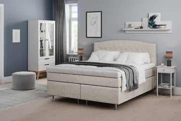 Belda Sängpaket 180x200 Fast/Medium - Beige - Möbler - Säng - Kontinentalsäng