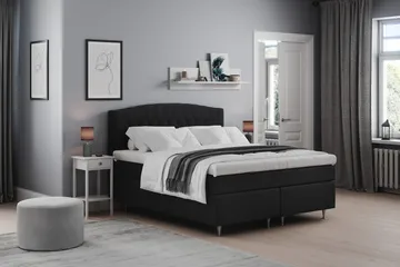 Belda Sängpaket 180x200 Medium - Svart - Möbler - Säng - Kontinentalsäng
