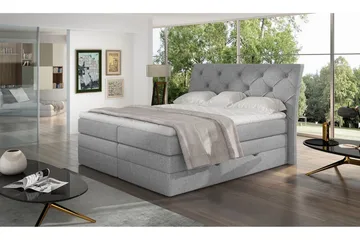 Bellamir Sängpaket 140x200 cm - Grå - Möbler - Säng - Komplett sängpaket