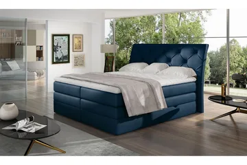 Bellamir Sängpaket 160x200 cm - Blå - Möbler - Säng - Komplett sängpaket