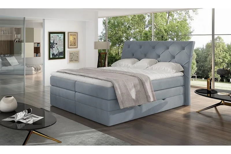 Bellamir Sängpaket 180x200 cm, Blå