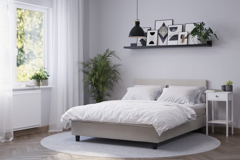 Komplett Sängpaket Billingen 120x200 cm - Beige - Möbler - Säng - Enkelsäng