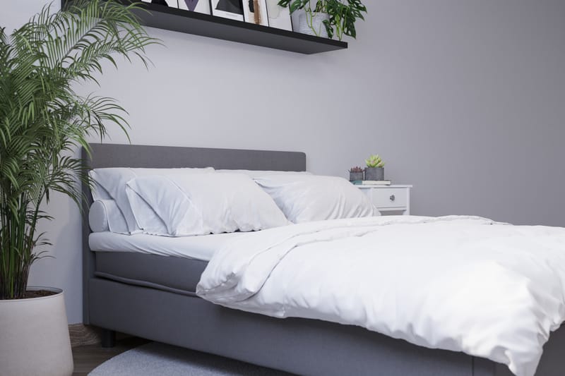 Komplett Sängpaket Billingen 140x200 cm - Grå - Möbler - Säng - Dubbelsäng