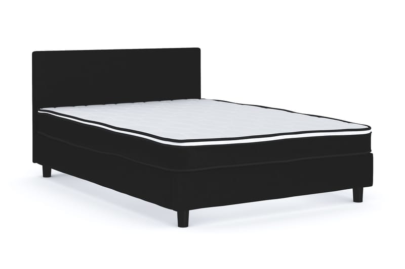 Komplett Sängpaket Billingen 140x200 cm - Svart - Möbler - Säng - Dubbelsäng