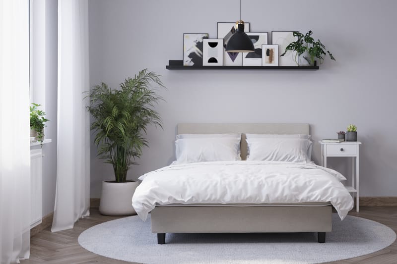 Komplett Sängpaket Billingen 160x200 cm - Beige - Möbler - Säng - Enkelsäng