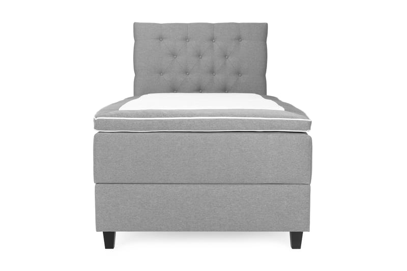 Komplett Sängpaket Boxford Säng med Förvaring 105x200 - Ljusgrå (+Fler val) - Komplett sängpaket - Kontinentalsäng