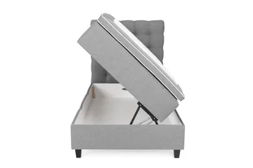 Komplett Sängpaket Boxford Säng med Förvaring 105x200 - Ljusgrå (+Fler val) - Möbler - Säng - Enkelsäng