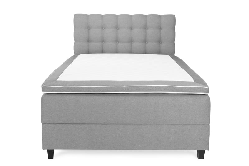 Komplett Sängpaket Boxford Säng med Förvaring 140x200, Ljusgrå (+Fler val)
