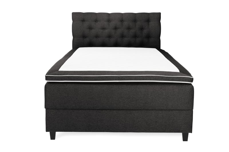 Komplett Sängpaket Boxford Säng med Förvaring 140x200 - Mörkgrå (+Fler val) - Komplett sängpaket - Kontinentalsäng - Dubbelsäng