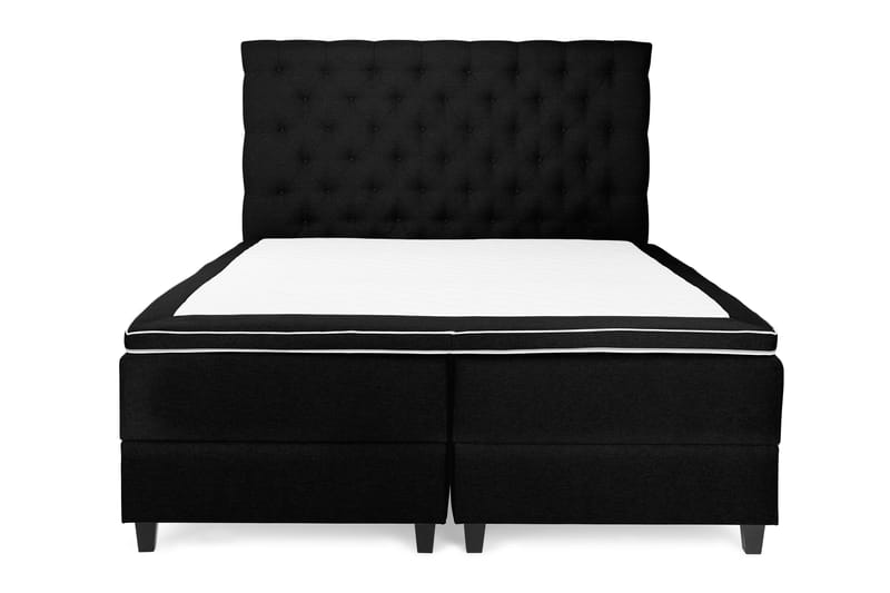Komplett Sängpaket Boxford Säng med Förvaring 160x200 - Svart (+Fler val) - Enkelsäng med förvaring - Säng med förvaring