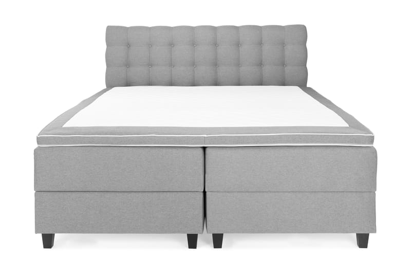 Komplett Sängpaket Boxford Säng med Förvaring 180x200 - Ljusgrå (+Fler val) - Kontinentalsäng - Komplett sängpaket