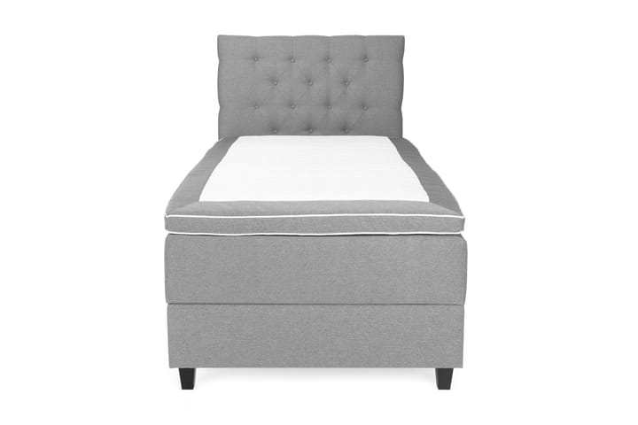 Komplett Sängpaket Boxford Säng med Förvaring 90x200 - Ljusgrå (+Fler val) - Säng med förvaring