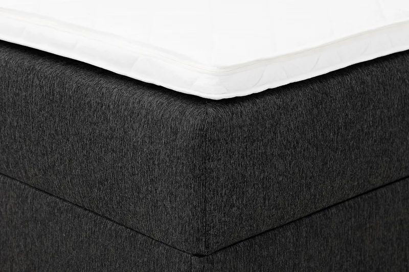 Boxy Box Bed 120x200 cm - Svart/Grå - Möbler - Säng - Säng med förvaring
