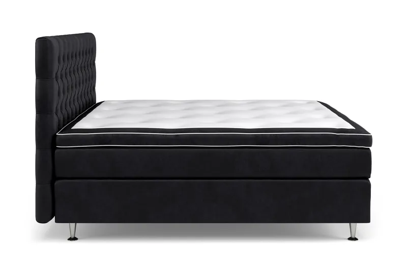 Komplett Sängpaket Celine  160x200 cm - Svart|Sammet - Möbler - Säng - Kontinentalsäng