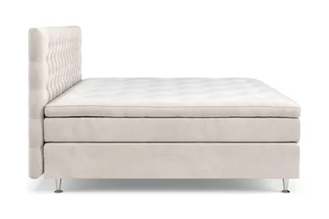 Celine Sängpaket 210x210cm - Beige/Sammet - Möbler - Säng - Kontinentalsäng