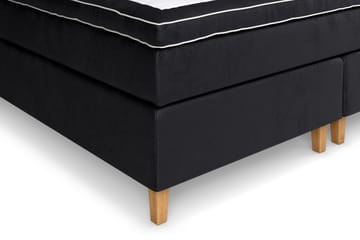 Celine Sängpaket 210x210cm - Svart/Sammet - Möbler - Säng - Kontinentalsäng