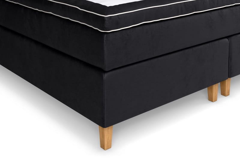 Celine Sängpaket 210x210cm - Svart/Sammet - Möbler - Säng - Kontinentalsäng