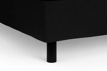 Charm Komplett Sängpaket 140x200 cm Kontinentalsäng med gavel - Svart - Möbler - Säng - Kontinentalsäng