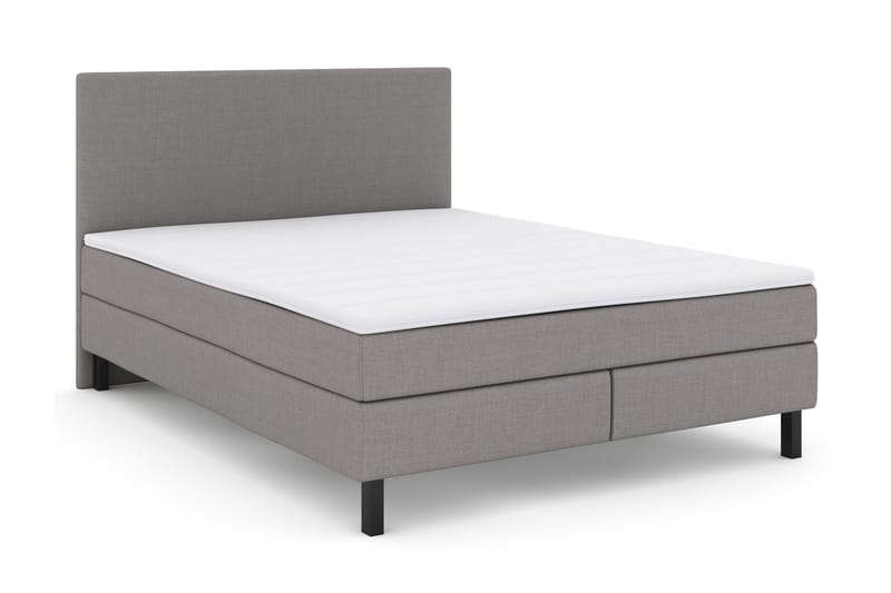 Komplett Sängpaket Choice No 2 160x200 - Ljusgrå|Svart - Komplett sängpaket - Kontinentalsäng - Dubbelsäng