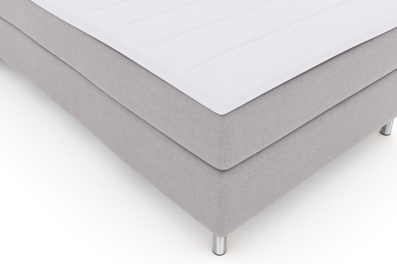 Komplett Sängpaket Choice No 3 120x200 Fast - Ljusgrå|Metall - Kontinentalsäng - Komplett sängpaket