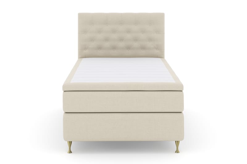 Komplett Sängpaket Choice No 4 120x200 Medium - Beige|Guld - Kontinentalsäng - Komplett sängpaket