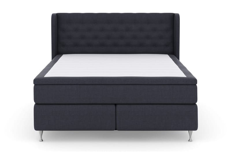 Komplett Sängpaket Choice No 5 180x200 Fast Watergel - Blå|Silver - Kontinentalsäng - Dubbelsäng - Komplett sängpaket