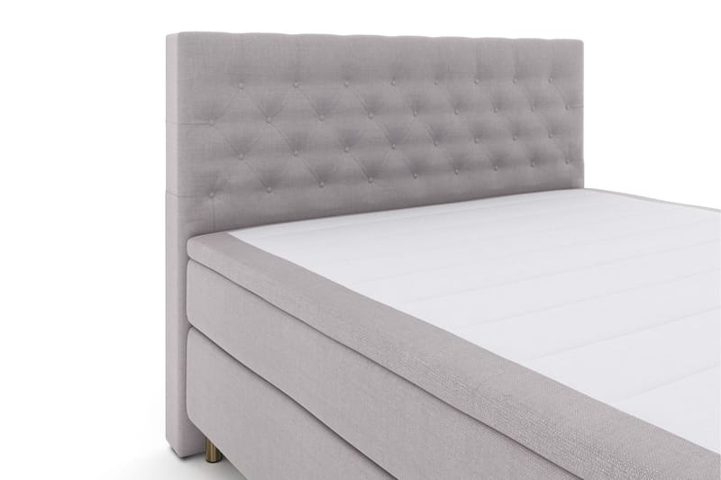 Komplett Sängpaket Choice No 5 180x200 Fast/Medium Watergel - Ljusgrå|Koppar - Kontinentalsäng - Dubbelsäng - Komplett sängpaket