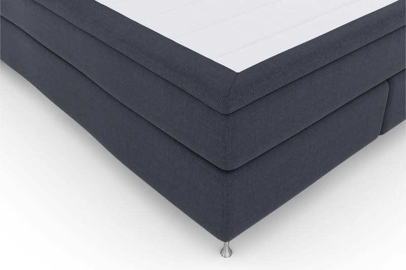 Komplett Sängpaket Choice No 5 180x200 Medium Watergel - Blå|Silver - Kontinentalsäng - Dubbelsäng - Komplett sängpaket