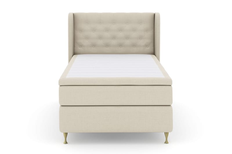 Komplett Sängpaket Choice No 6 120x200 Medium Latex/Memory - Beige|Guld - Kontinentalsäng - Komplett sängpaket