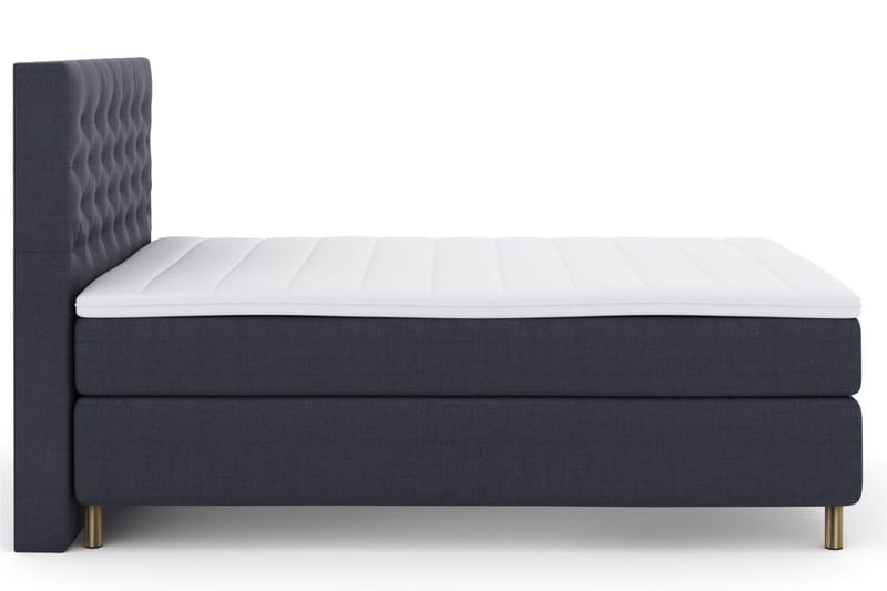 Komplett Sängpaket Choice No 6 160x200 Medium Memory/Pocket - Blå|Koppar - Kontinentalsäng - Dubbelsäng - Komplett sängpaket