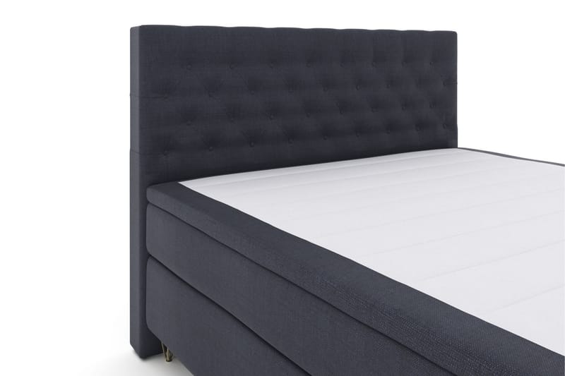Komplett Sängpaket Choice No 6 180x200 Fast Watergel - Blå|Metall V-form - Kontinentalsäng - Dubbelsäng - Komplett sängpaket