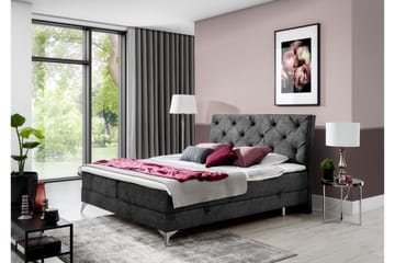 Comine Sängpaket 140x200 cm - Grå - Möbler - Säng - Komplett sängpaket