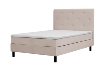 Komplett Sängpaket Dream 120x200 cm Assymetriska knappar - Beige - Möbler - Säng - Komplett sängpaket