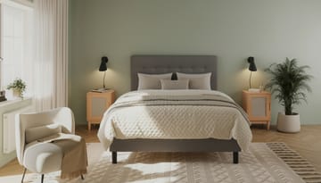 Komplett Sängpaket Dream 120x200 cm - Grå - Möbler - Säng - Kontinentalsäng