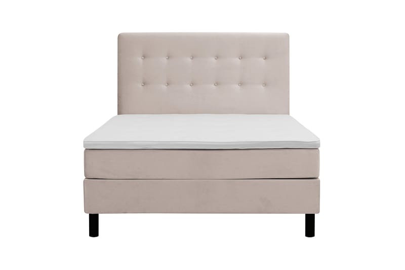 Komplett Sängpaket Dream 120x200 cm Knappar - Beige - Möbler - Säng - Kontinentalsäng