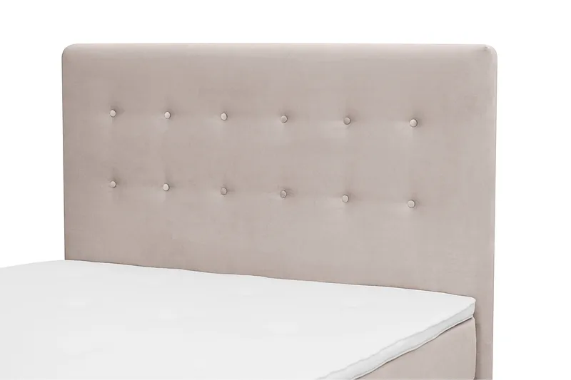 Komplett Sängpaket Dream 120x200 cm Knappar - Beige - Möbler - Säng - Kontinentalsäng