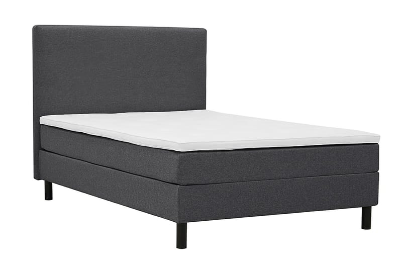 Komplett Sängpaket Dream 120x200 cm Slät Sänggavel - Mörkgrå - Möbler - Säng - Dubbelsäng