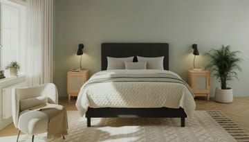 Komplett Sängpaket Dream 120x200 cm - Svart - Möbler - Säng - Kontinentalsäng