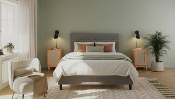 Komplett Sängpaket Dream 160x200 cm - Grå - Möbler - Säng - Kontinentalsäng