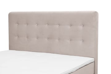 Komplett Sängpaket Dream 160x200 cm Knappar - Beige - Möbler - Säng - Komplett sängpaket