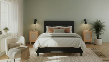 Komplett Sängpaket Dream 160x200 cm - Svart - Möbler - Säng - Kontinentalsäng