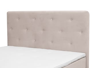 Komplett Sängpaket Dream 180x200 cm Assymetriska knappar - Beige - Möbler - Säng - Komplett sängpaket