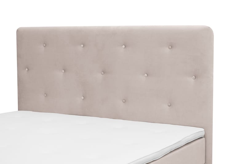 Komplett Sängpaket Dream 180x200 cm Assymetriska knappar - Beige - Möbler - Säng - Komplett sängpaket