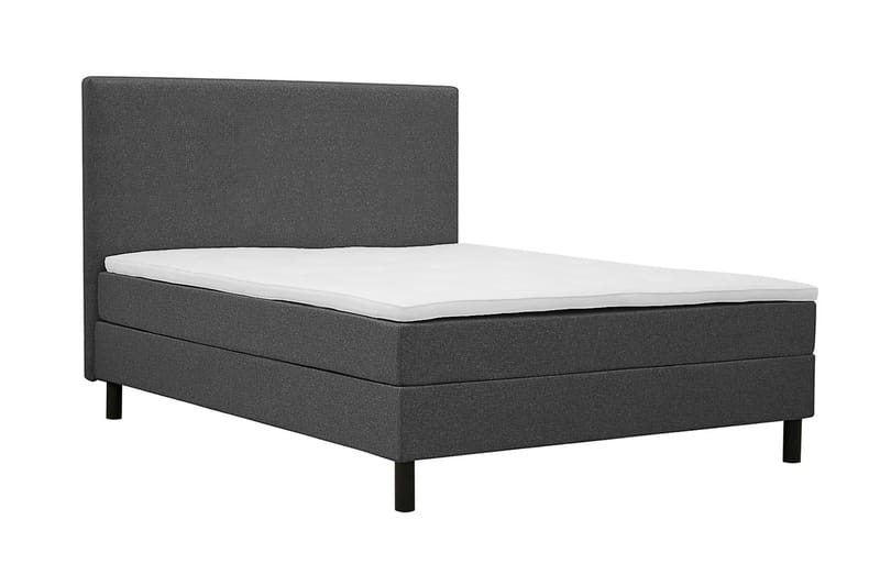 Komplett Sängpaket Dream 180x200 cm Slät Sänggavel - Mörkgrå - Möbler - Säng - Dubbelsäng