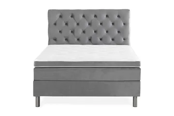 Sänggavel Djuphäftad - Ljusgrå