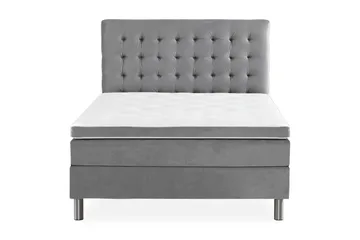 Sänggavel Rutig - Ljusgrå